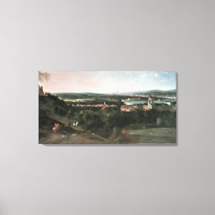 View across Greenwich Park towards London Canvas Print