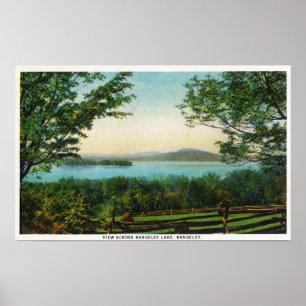 View Across Rangeley Lake Poster