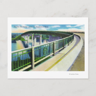 View across the Connecticut River Postcard