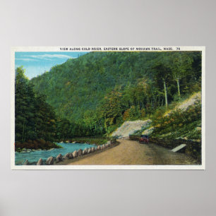 View Along Cold River of Eastern Slope of Poster