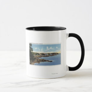 View Along Ocean Point, Homes by the Sea Mug