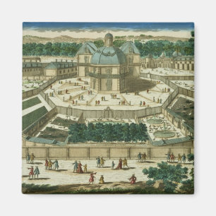 View and Perspective of the Salon de la Menagerie Magnet