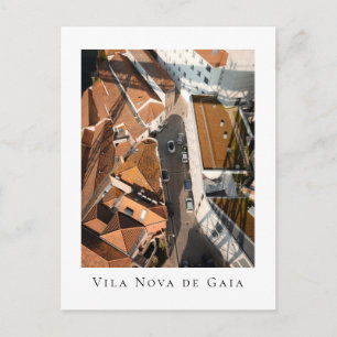 View at Vila Nova de Gaia streets Postcard