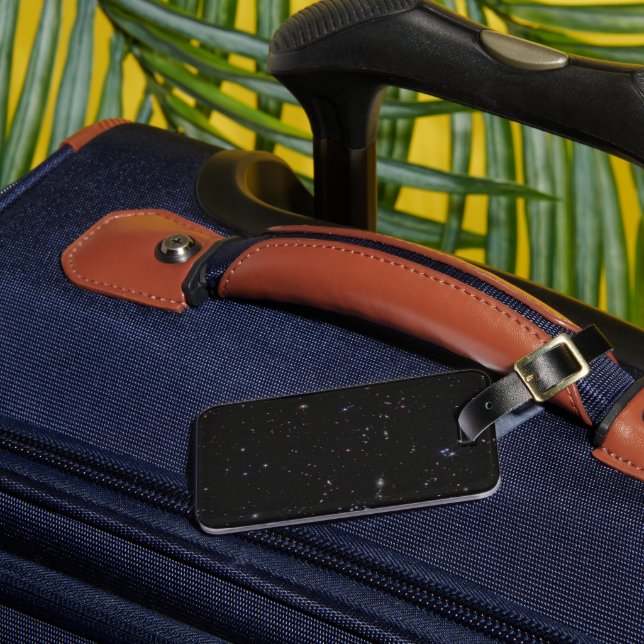 View Between The Pisces & Andromeda Constellations Luggage Tag (Front Insitu 3)