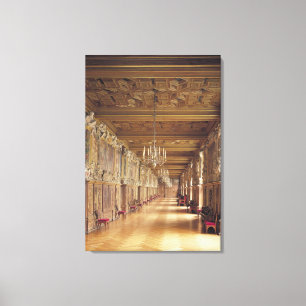 View down the length of the Gallery of Francis Canvas Print