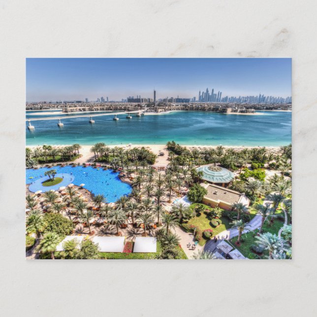 View From Atlantis Palm Hotel Postcard (Front)