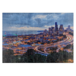 View from Beacon Hill, Pacific Med Centre Cutting Board