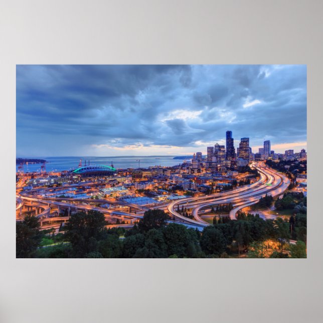 View from Beacon Hill, Pacific Med Centre Poster (Front)