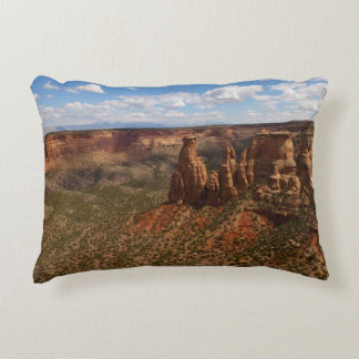 View from Canyon Rim Trail at Colorado Monument Decorative Cushion