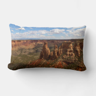 View from Canyon Rim Trail at Colorado Monument Lumbar Cushion