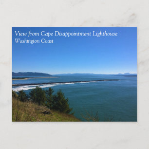 View from Cape Disappointment Lighthouse, WA Postcard