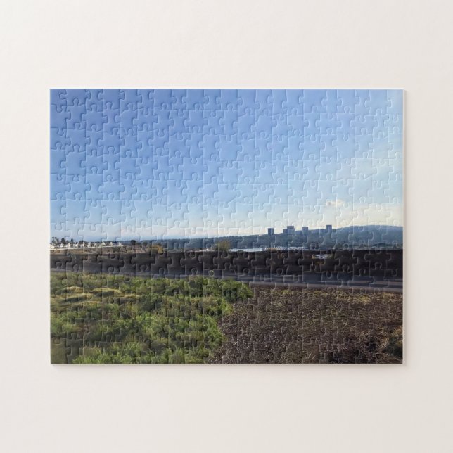 View from Castaways Park, Newport Beach, CA Jigsaw Puzzle (Horizontal)