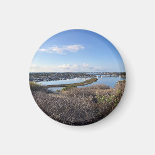 View from Castaways Park, Newport Beach, CA Magnet