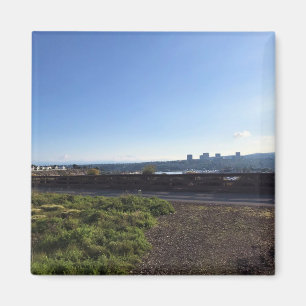 View from Castaways Park, Newport Beach, CA Magnet