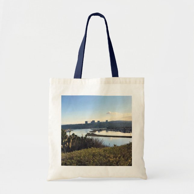 View from Castaways Park, Newport Beach, CA Tote Bag (Front)