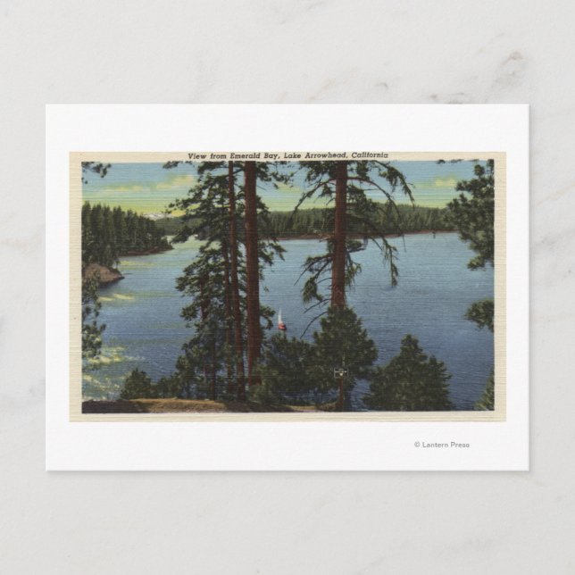 View From Emerald Bay Postcard (Front)