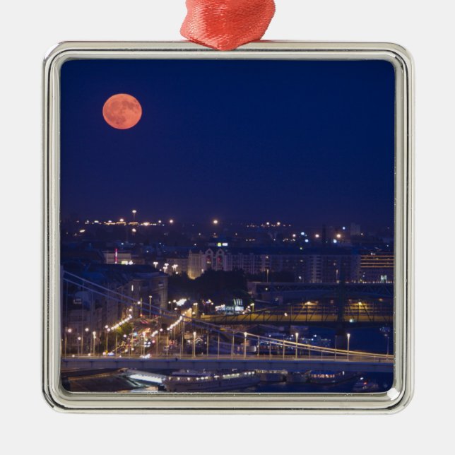 View from Fishermens Bastion next to Matyas Metal Tree Decoration (Front)