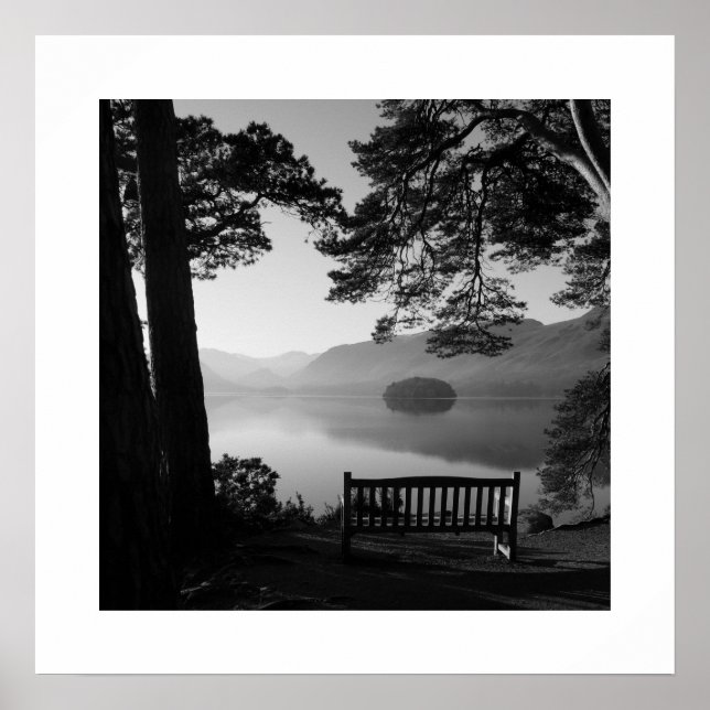 View from Friar's Crag: Derwentwater Lake District Poster (Front)