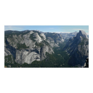 View from Glacier Point in Yosemite National Park Poster