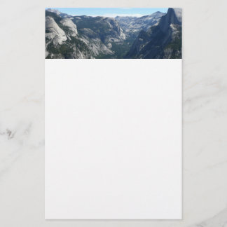 View from Glacier Point in Yosemite National Park Stationery