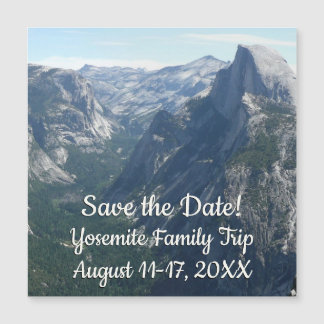 View from Glacier Point in Yosemite Save the Date