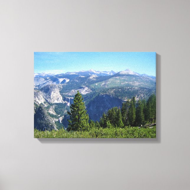 View from Glacier Point, Yosemite, CA Canvas Print (Front)