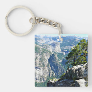View from Glacier Point, Yosemite, CA Key Ring