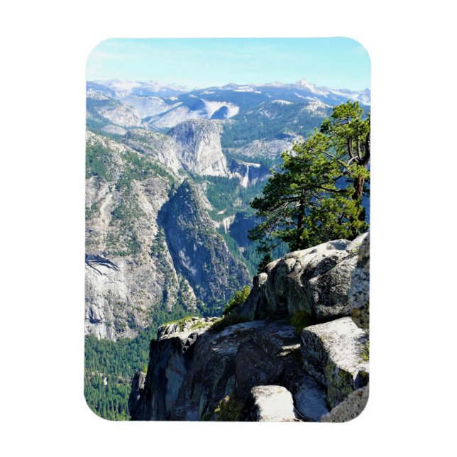 View from Glacier Point, Yosemite, CA Magnet (Vertical)