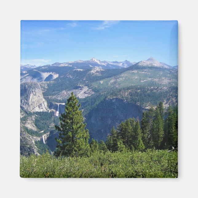 View from Glacier Point, Yosemite, CA Magnet (Front)