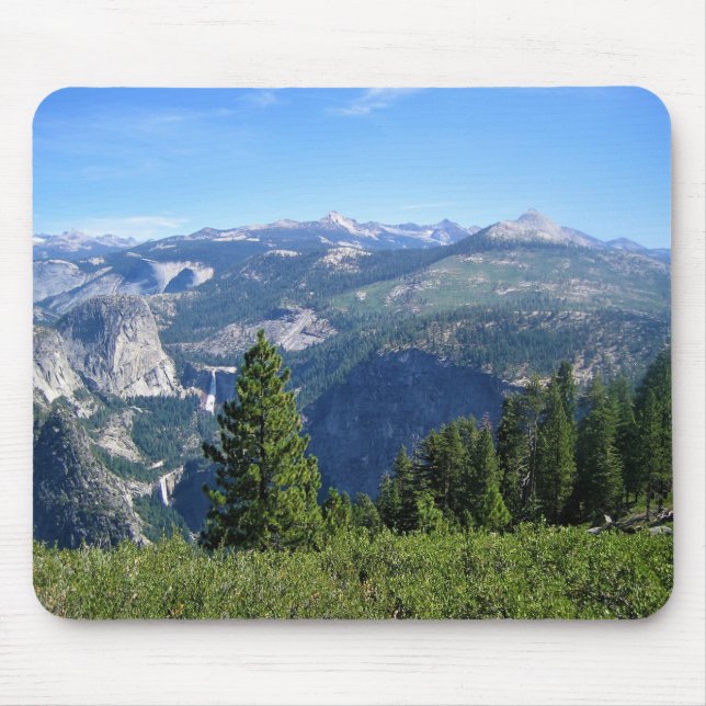 View from Glacier Point, Yosemite, CA Mouse Pad (Front)