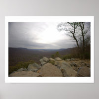 View from Hawk Mountain Poster
