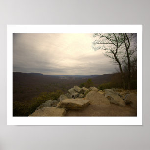 View from Hawk Mountain Poster