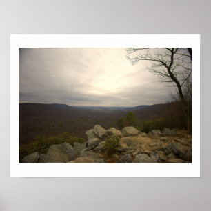View from Hawk Mountain Poster