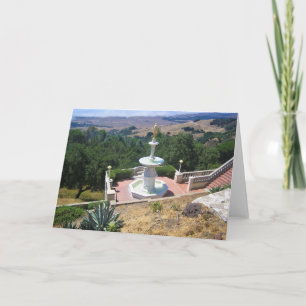 View from Hearst Castle, San Simeon, California Card