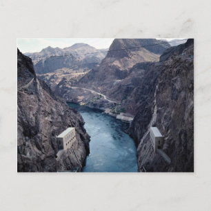 View from Hoover Dam, Nevada/Arizona, USA Postcard