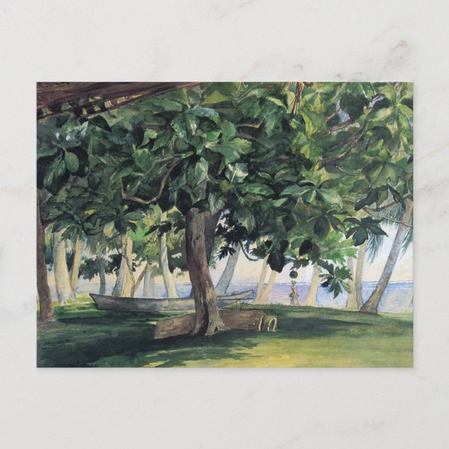 'View From Hut' - John LaFarge Postcard (Front)