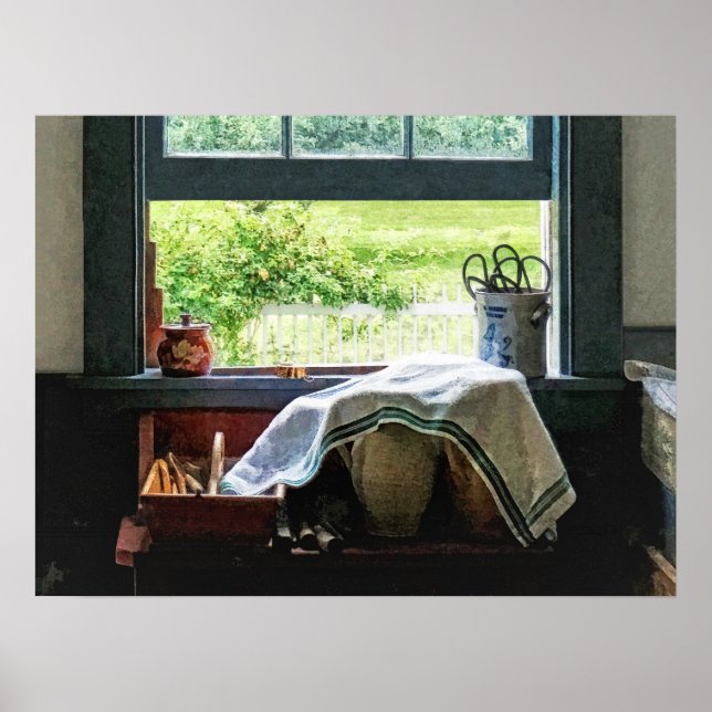 View From Kitchen Window Poster (Front)