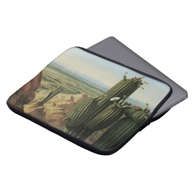 View from Maricopa Mountain Near Rio Gila by Pratt Laptop Sleeve (Front Top)