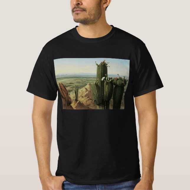 View from Maricopa Mountain Near Rio Gila by Pratt T-Shirt (Front)
