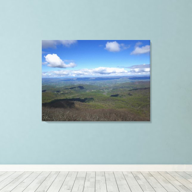 View from Mary's Rock Canvas Print (Insitu(Wood Floor))