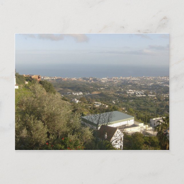View from Mijas, Spain Postcard (Front)