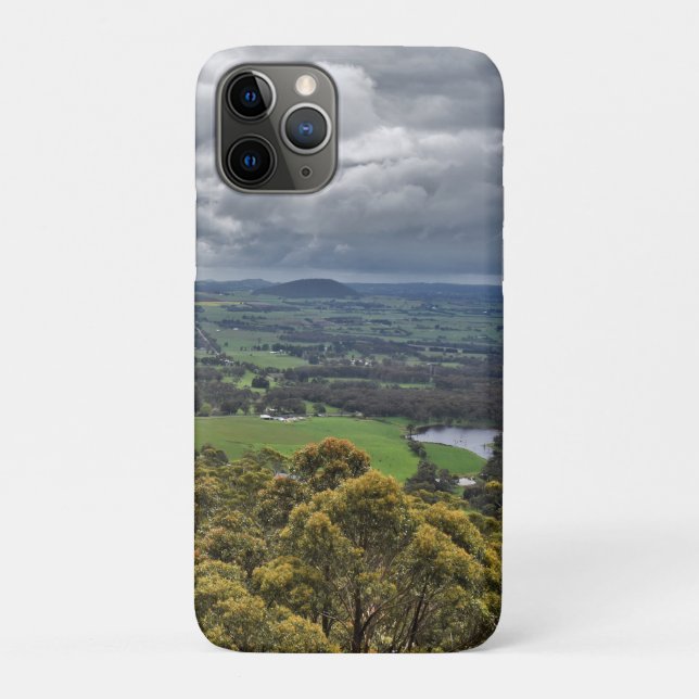View from Mount Buninyong iPhone Case (Back)