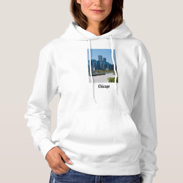 View From Navy Pier Hoodie (Front)