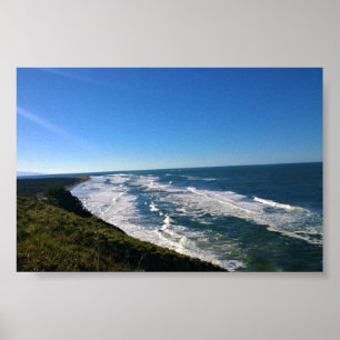 View from North Head Lighthouse, Washington Poster