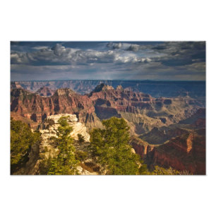 View from North Rim Visitor Centre - Grand Photo Print