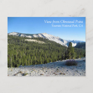 View from Olmstead Point, Yosemite, CA Postcard