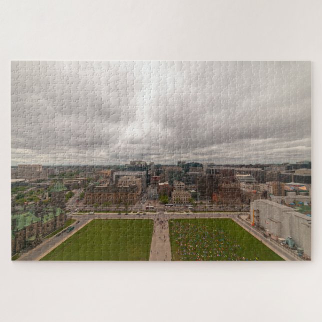 View from Parliament tower, Ottawa, Canada Jigsaw Puzzle (Horizontal)
