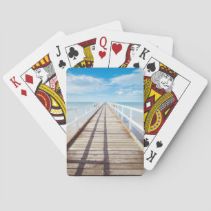 View from Pier over Sea Playing Cards