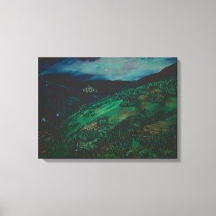 View from San Chirico, Italy Canvas Print