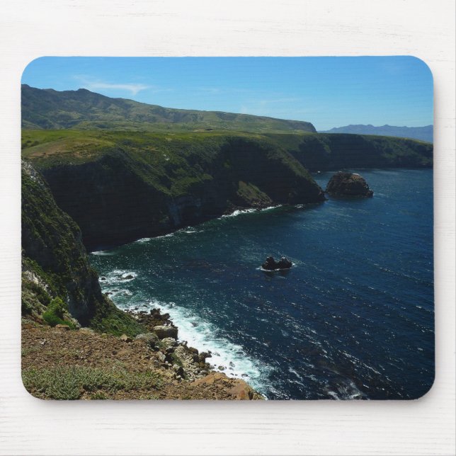 View from Santa Cruz Island in Channel Islands Mouse Pad (Front)